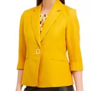 Women's One Button Linen Jacket